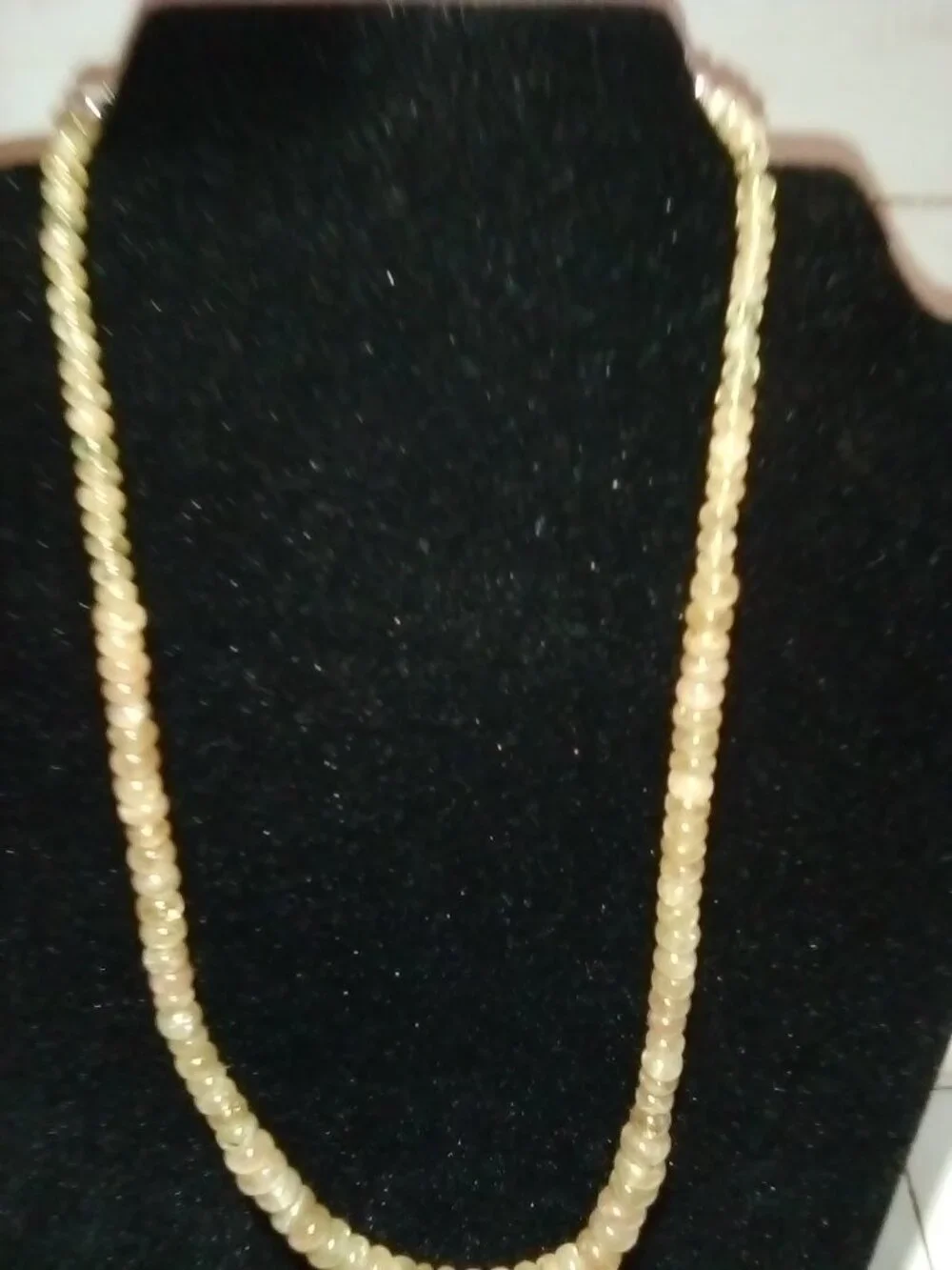 Jay King Egg Yolk Amber Necklace With Sterling  MIB 